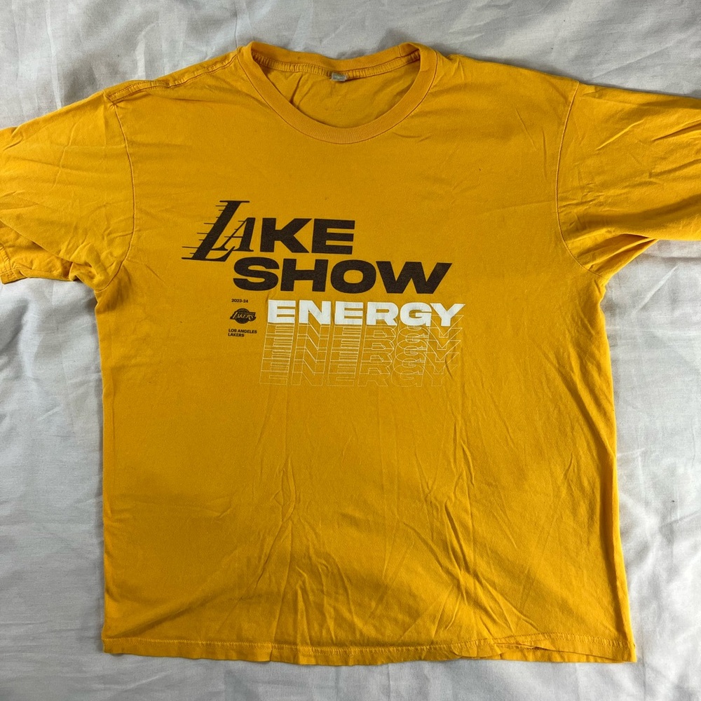 Lakers Yellow Lake Show Energy T-Shirt